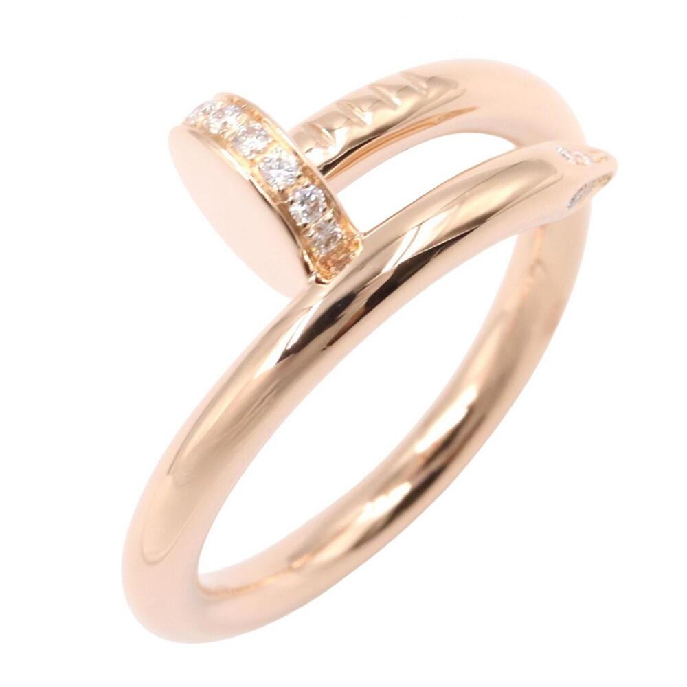 Cartier Juste un Clou Diamond Ring, 18K Pink Gold (PG) Ring for Women, Tone, ...